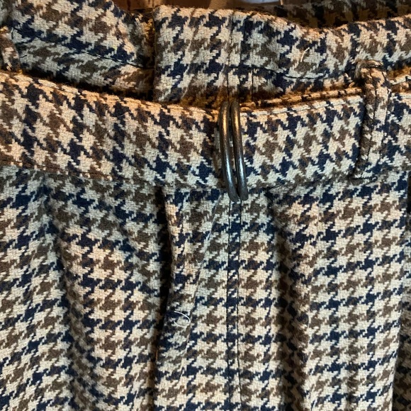 Free People Herringbone Print Wide leg Trousers - Picture 4 of 8